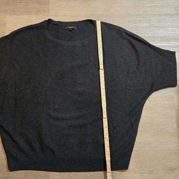 Quince Cotton Cashmere Sweater Lot Of 2 Womens Sz Large Link Stitch Dolman EUC - Picture 11 of 12